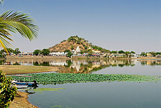 湖,拉贾斯坦邦,印度,亚洲