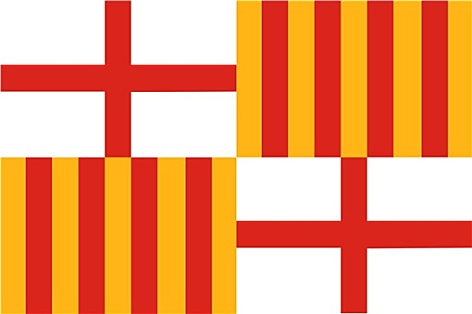 巴塞罗那,旗帜