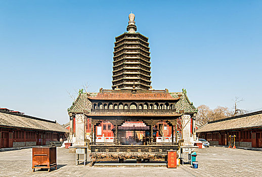 北京天宁寺建筑风光