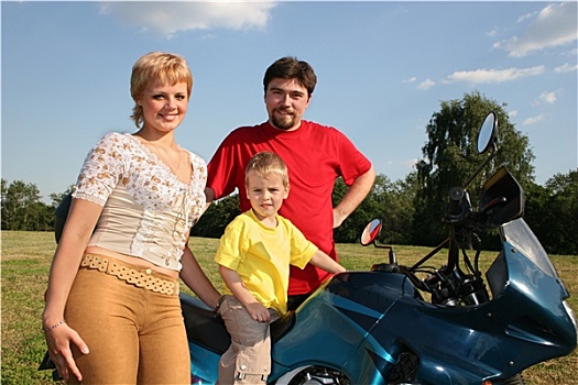 家庭,摩托车
