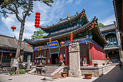 山西忻州市五台山广宗寺寺院
