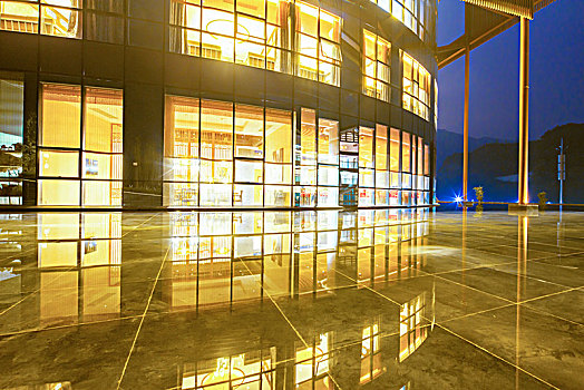 现代建筑,玻璃墙