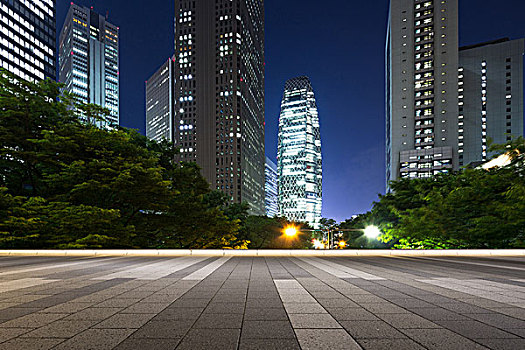 空,地面,现代建筑,东京