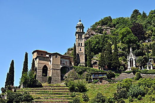 圣玛丽亚教堂,卢加诺,提契诺河,瑞士,欧洲