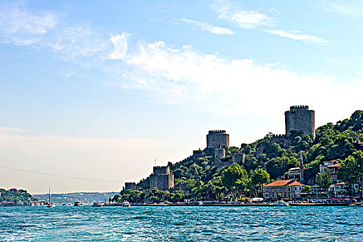 城堡,博斯普鲁斯海峡,伊斯坦布尔,土耳其