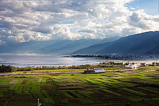 大理洱海苍山