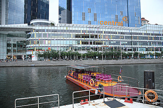 新加坡克拉码头新加坡河游船