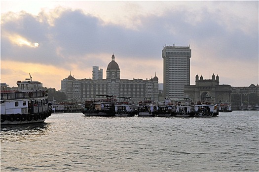 孟买,港口,大门,印度
