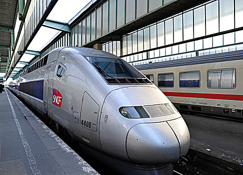 法国,高速火车,德国,高速,火车,斯图加特,巴登符腾堡,欧洲