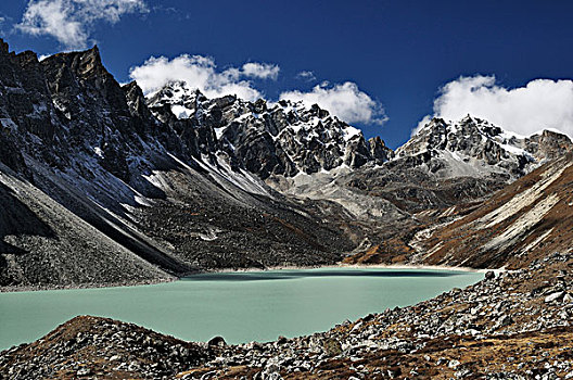 湖,萨加玛塔国家公园,地区,萨加玛塔,尼泊尔