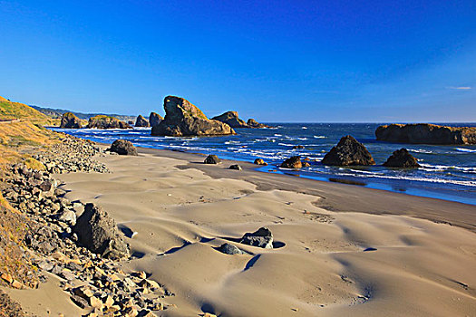 岩石构造,海岸,岬角,州立公园,俄勒冈,美国