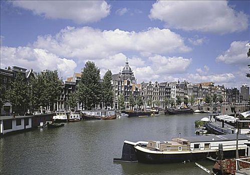 河,阿姆斯特丹,荷兰