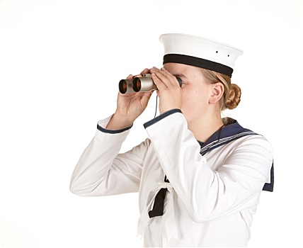 海军,海员,双筒望远镜