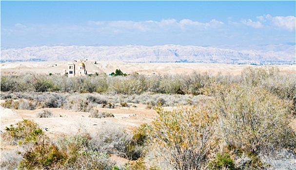 教堂,荒野,陆地,巴勒斯坦
