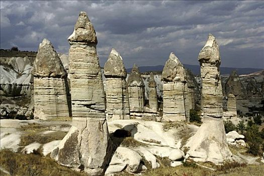 喜爱,山谷,岩石构造,卡帕多西亚,土耳其