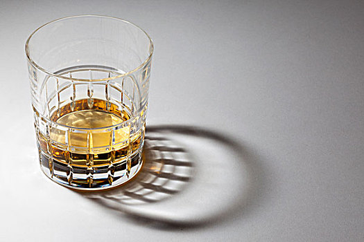 切削,玻璃杯,威士忌,大玻璃杯,影子
