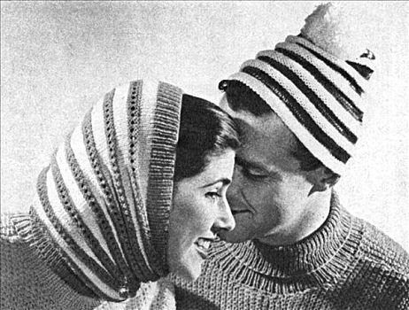 男人,时尚,针织品,20世纪50年代