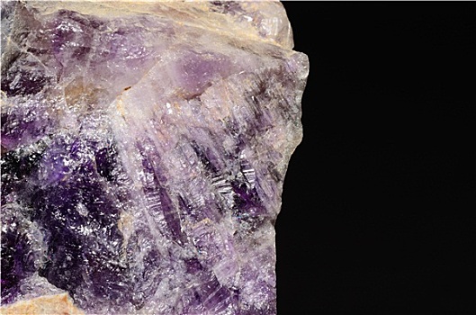 紫水晶,矿物质,特写