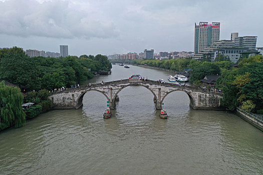 浙江杭州京杭大运河拱宸桥