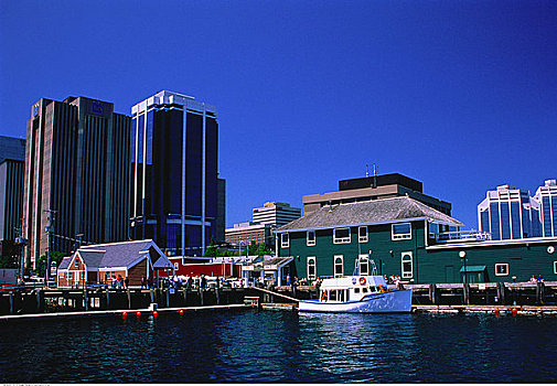 建筑,船,港口,哈利法克斯,新斯科舍省,加拿大