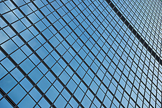 几何图形,窗户,框架,摩天大楼,香港,中国