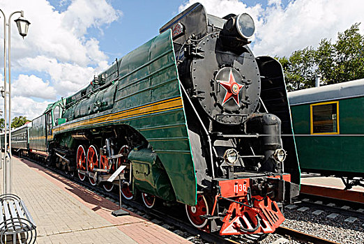 苏联,蒸汽,列车,建造