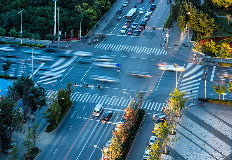 十字路口圖片_十字路口高清圖片_全景視覺