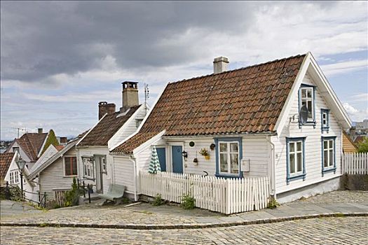 漂亮,老,木屋,斯塔万格,历史,中心,欧洲,首府,文化,2008年,挪威