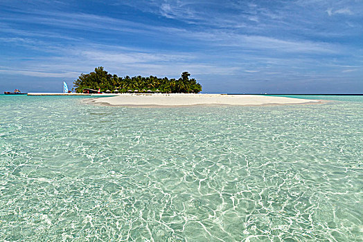马尔代夫,环礁,玛雅福喜岛,印度洋,南亚