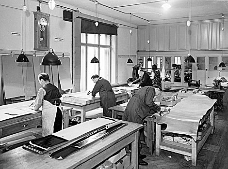 工艺品,工人,纺织业,20世纪40年代,德国,欧洲