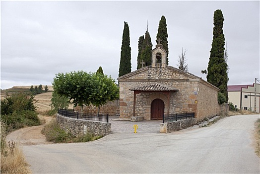 教堂,西班牙,乡村