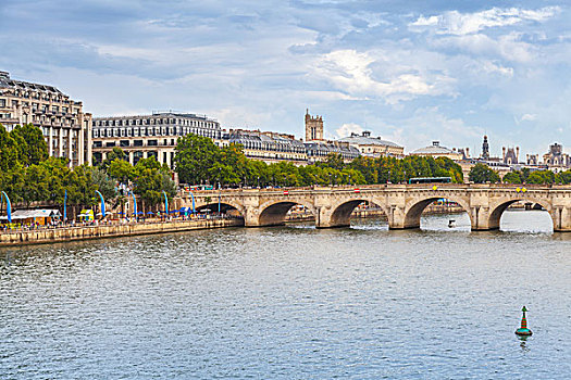 巴黎新桥,桥,塞纳河,巴黎,法国