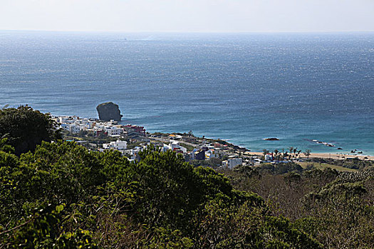 垦丁,海,礁石