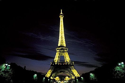 黄昏,巴黎,法国