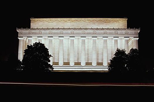 纪念,建筑,林肯纪念馆,华盛顿特区,美国