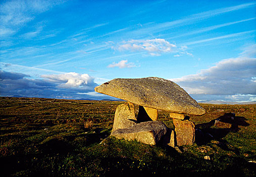 巨石墓,多纳格,爱尔兰,古老,巨石,墓地