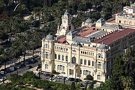 市政厅,马拉加,安达卢西亚,西班牙