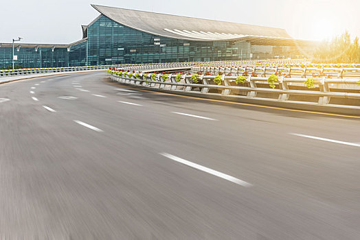 沈阳城市建筑道路背景