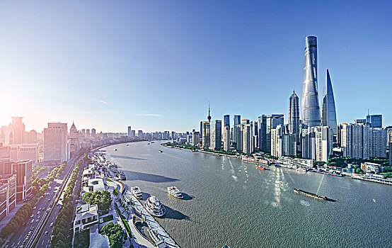 上海陆家嘴城市风景