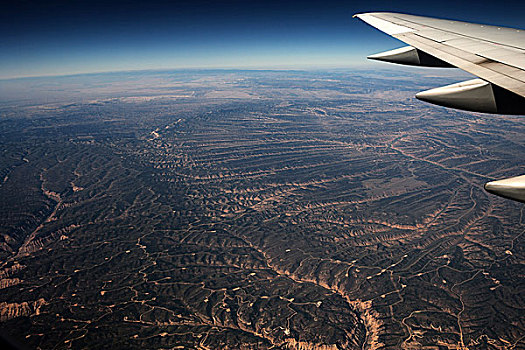 降落伞,环境,风景,飞机,科罗拉多,美国,北美