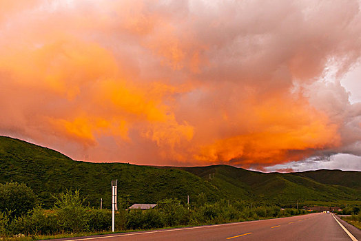 高原高山国道道路