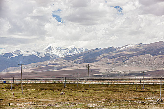 西藏,云海,雪山,玛尼堆