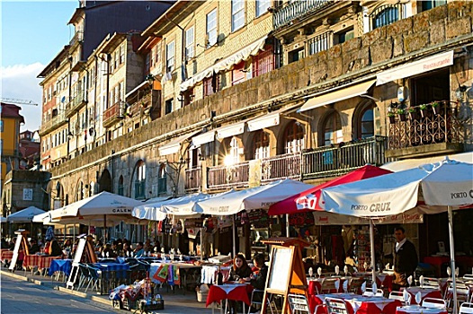 街头餐厅,港口,葡萄牙