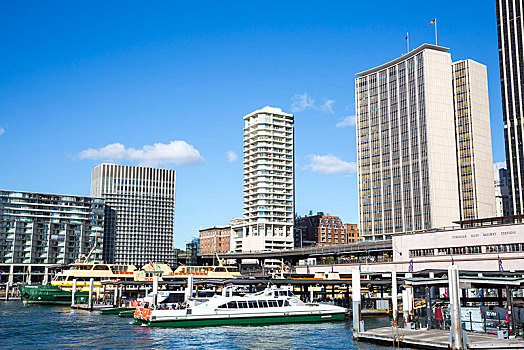 环形码头,渡轮,悉尼,市中心