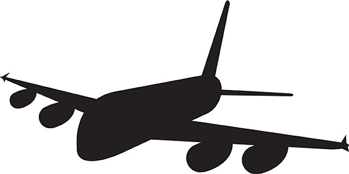 喷气客机,飞机,航空公司,剪影