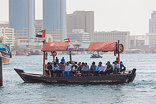 阿联酋,迪拜,德伊勒,水,出租车,迪拜河