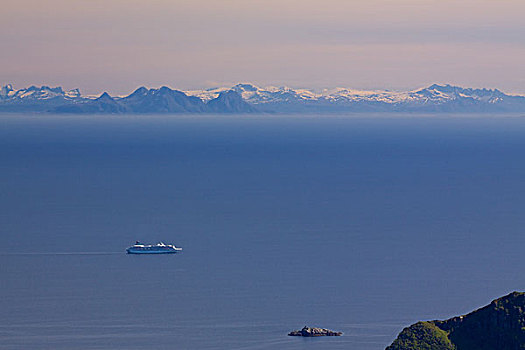 游轮,挪威,海洋