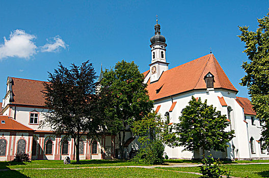 卡尔特修道院,迈明根,巴伐利亚,德国,欧洲