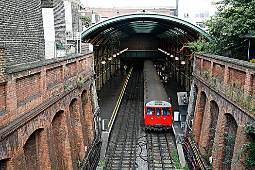山,大门,地铁,车站,伦敦,英国