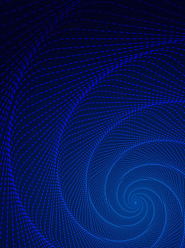 螺旋状透视隧道空间抽象背景
